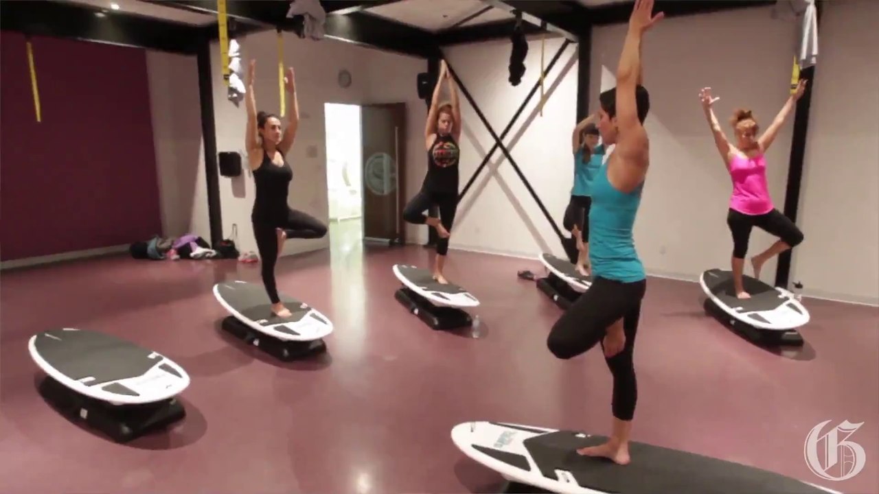 Video: New Montreal workout: 'surfing' in the gym