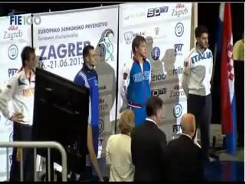Tiberiu Dolniceanu  Aur la Scrima !  EC 2013, Zagreb