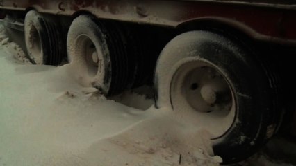 Going nowhere in Serbia as snow storms cause traffic havoc