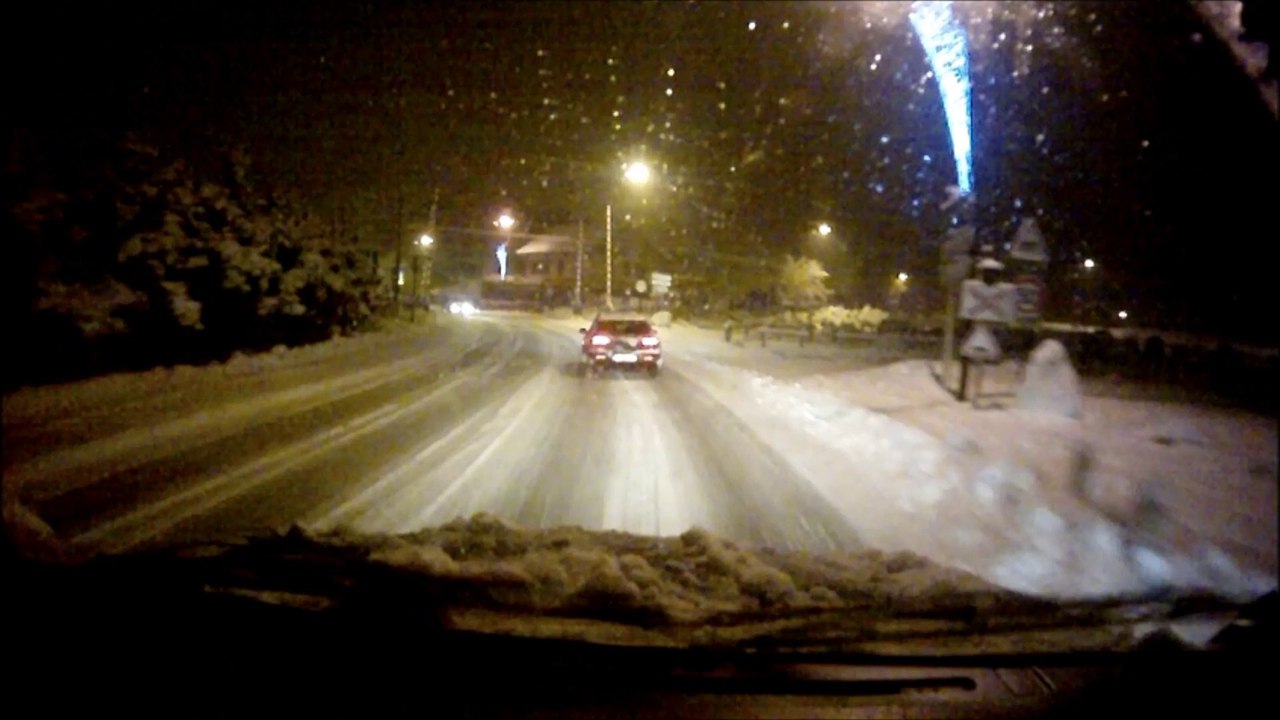 Petit trajet sur la neige HD