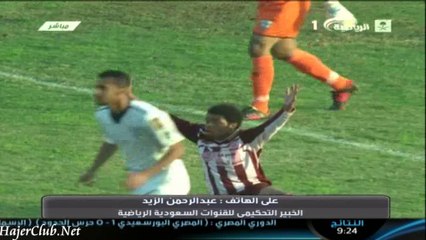 الحالات التحكيمية لمباراة الدرعية ضد هجر