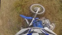 GoPro Hero 2 Dirt Bike Wreck - Bike Gets Broken