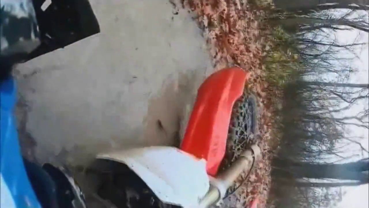 GoPro Dirtbike Crash Slideout Into Mud