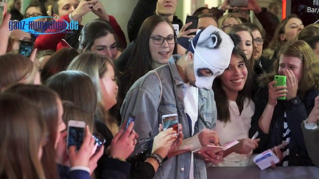 Filmpremiere Vaterfreuden mit Matthias Schweighöfer im mathäser Filmpalast, München
