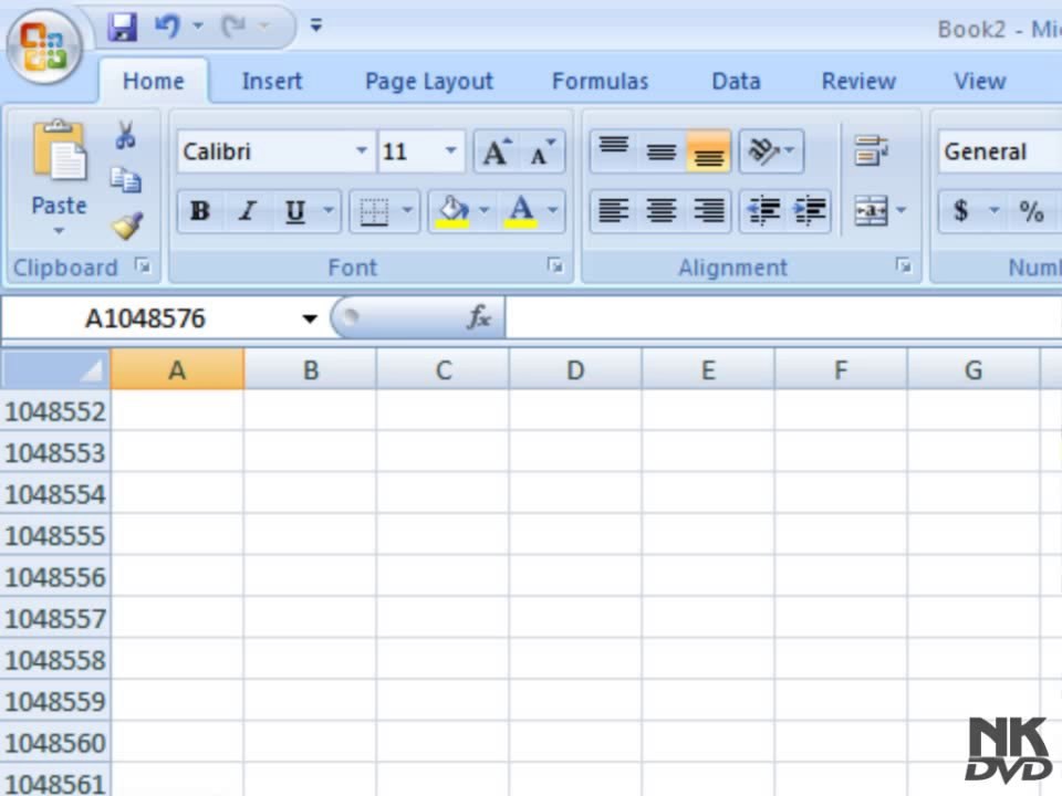Lesson 43 The Cell Address Microsoft Office Excel 2007 2010 free Educational video Training Tutorials in Urdu Hindi language