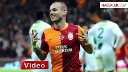 TT Arena'da İlk Hat-trick'i Wesley Sneijder Yaptı