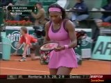 Serena Williams vs Michaella Krajicek 2007 RG Highlights