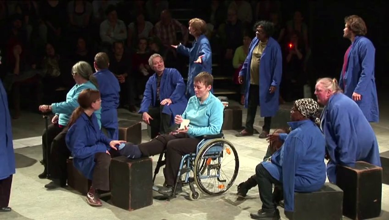 La séquence sur les Fralib dans notre spectacle "Les bâtisseurs"