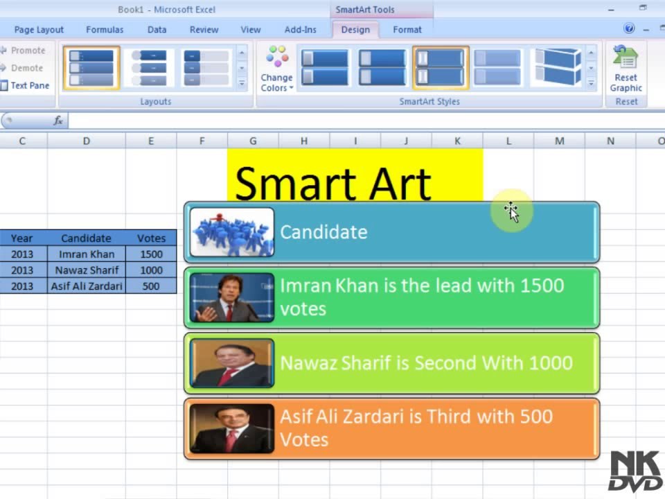 Lesson 52 The Insert Smart Art Layouts Microsof...