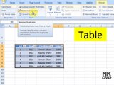 Lesson 54 The Insert Table Microsoft Office Excel 2007 2010 free Educational video Training Tutorials in Urdu Hindi language