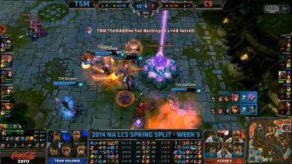 LCS NA W3D2 TSM vs C9