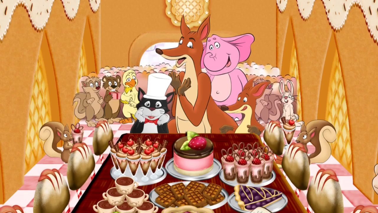 Santa's Chocolate Factory, Story 19 of the series Oliver and Jumpy
