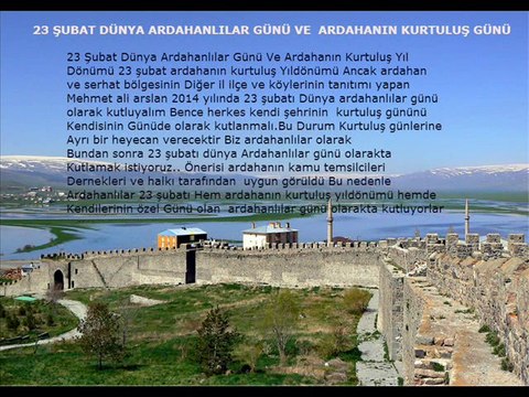 23 Şubat ARDAHANIN KURTULUŞ GÜNÜ Ve DÜNYA ARDAHANLILAR GÜNÜ