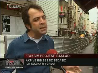 TAKSİM PROJESİ BAŞLADI