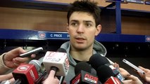 Carey Price after the Habs 2-1 loss to the Jets