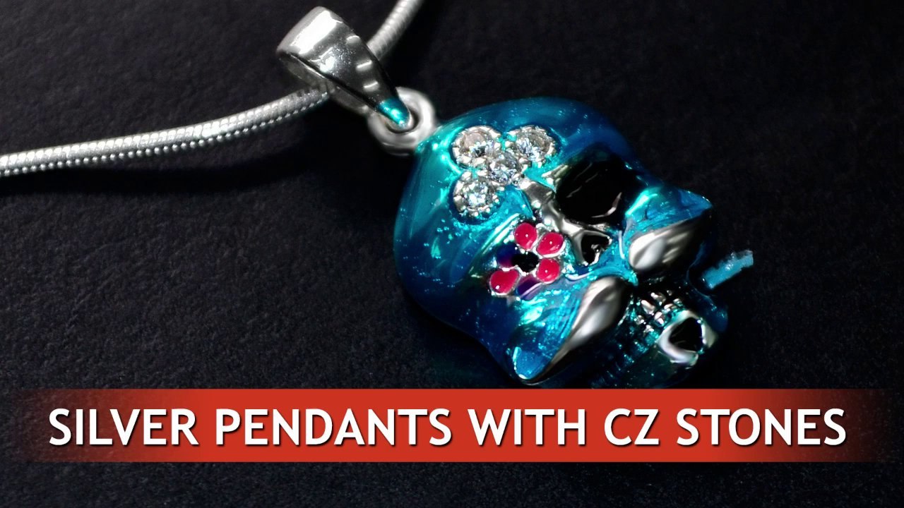 Sterling Silver CZ Pendants. Wholesale prices to Cubic Zirconia Pendants, ELF925, Thailand