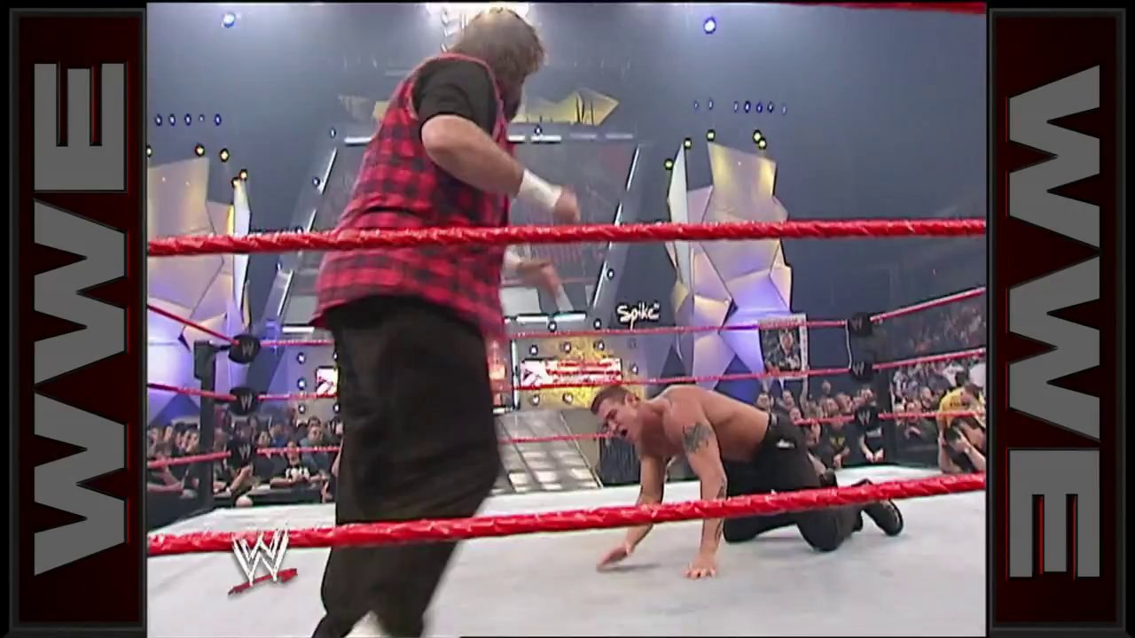 Randy Orton calls out Mick Foley- Raw, Feb. 16, 2004