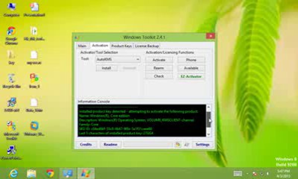 Windows 8 Activation using Microsoft Toolkit - 2.4.9 Download