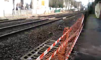 Nancy : course-pousruite sur les rails de chemin de fer