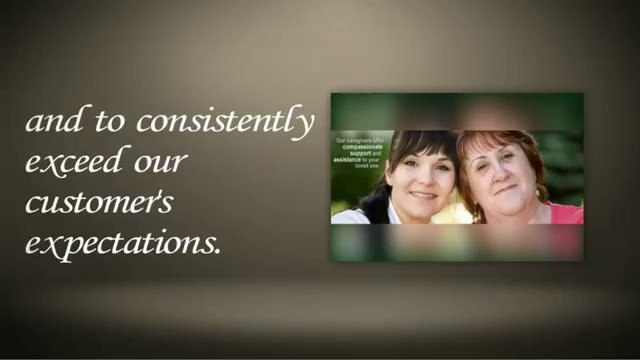 In Home Health Care Services for the Elderly