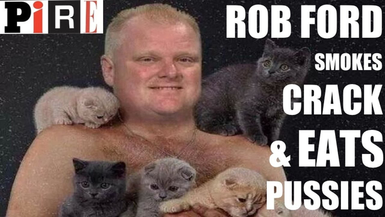 ROB FORD : le bouffeur de chat(te)s fumeur de crack
