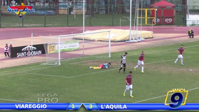Viareggio - L'Aquila 1-3 HD | Highlights and Goals Prima Div. Gir.B 22^ Giornata 2/2/2014