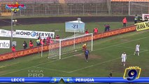 Lecce - Perugia 3-4 HD | Highlights and Goals Prima Div. Gir.B 22^ Giornata 2/2/2014