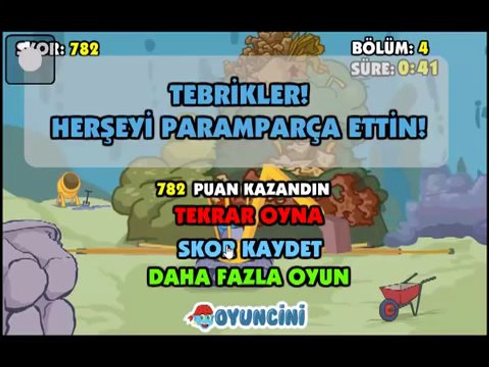 Cinbo Kepçe Kullanıyor - Oyuncini Oyunları