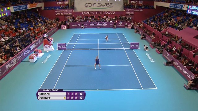 Trzy sety ostrej walki Errani z Cornet