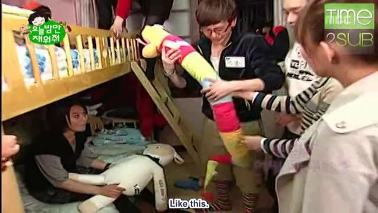 [TIME2SUB] 081226 MBC Lets Sleep here Tonight - 2PM 2/5