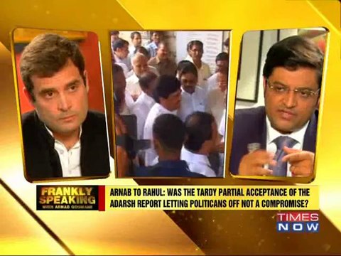 Rahul Gandhi on corruption & Ashok Chavan coverup