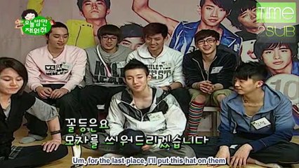 [TIME2SUB] 081226 MBC Lets Sleep here Tonight - 2PM 3/5
