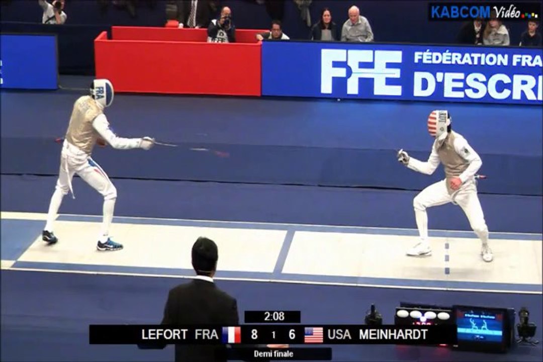 CIP 2014 - 1/2 finale Enzo Lefort (FRA) vs Gerek Meinhardt (USA)