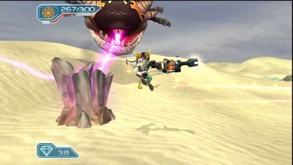 Ratchet & Clank 2 - Planète Tabora, Zone minière : Apporte les cristaux à l'Illuminé