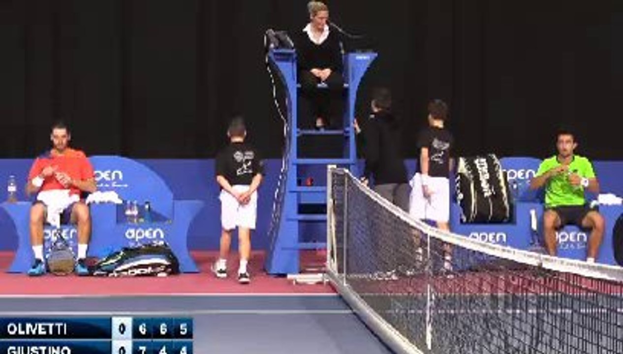 Lorenzo Giustino vs Albano Olivetti - ATP Zagabria 2014 - Turno Decisivo Qualificazioni - Livetennis.it