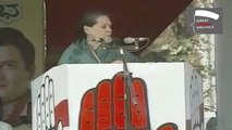 Sonia Gandhi addresses rally in Gulbarga (Part 1)