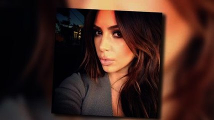 Kim Kardashian Ditches Blonde For Brunette Locks