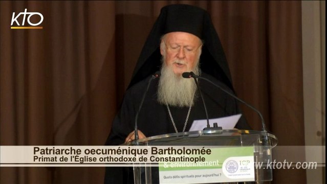 Le patriarche Bartholomée, docteur Honoris Causa de l’ICP