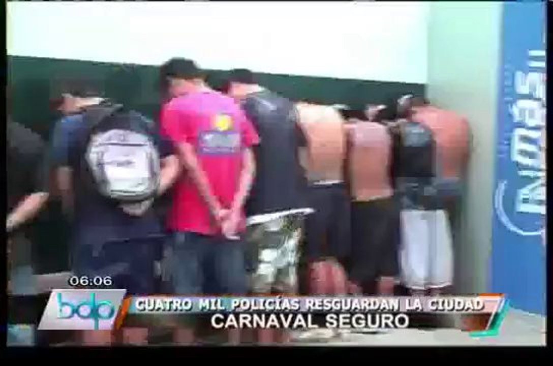 Más de cuatro mil policías patrullarán Lima durante carnavales de febrero