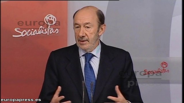Rubalcaba contesta a las palabras de Rajoy
