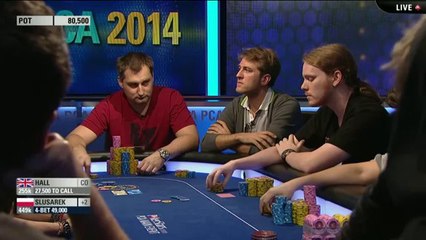 PCA 2014 Live Poker Tournament -- PCA Main Event, Day 3