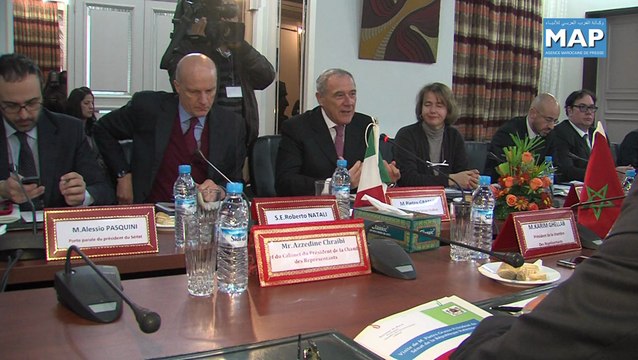 كريم غلاب يتباحث مع رئيس مجلس الشيوخ الإيطالي