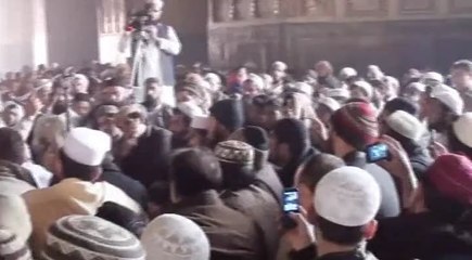 Ulma e Deoband  متكلم اسلام كا بادشاهي مسجد ميں خطبه جمعه بتاريخ 31 جنوري 2014