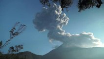 Desciende actividad en volcán de Ecuador