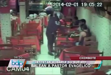 Delincuentes balearon a pastor evangélico para robarle más de 2 mil soles