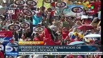 Pueblo venezolano celebró 15 años de Revolución Bolivariana