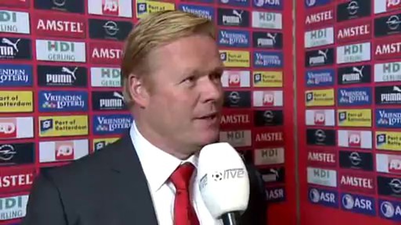 23-08-2012 Ronald Koeman na Feyenoord - Sparta Praag