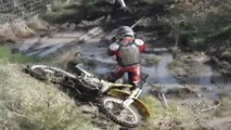Rm 125 Dirt Bike Mud Hole Rut Crashing