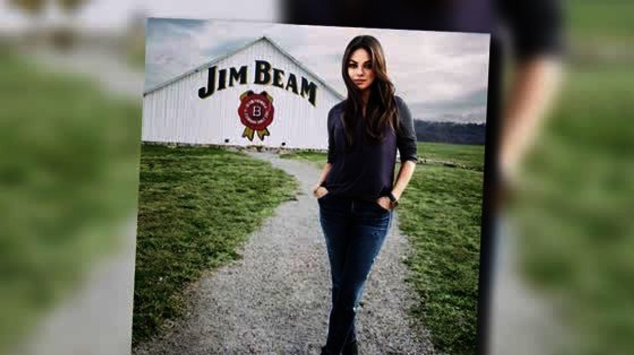 Mila Kunis ist das neue Gesicht von Jim Beam