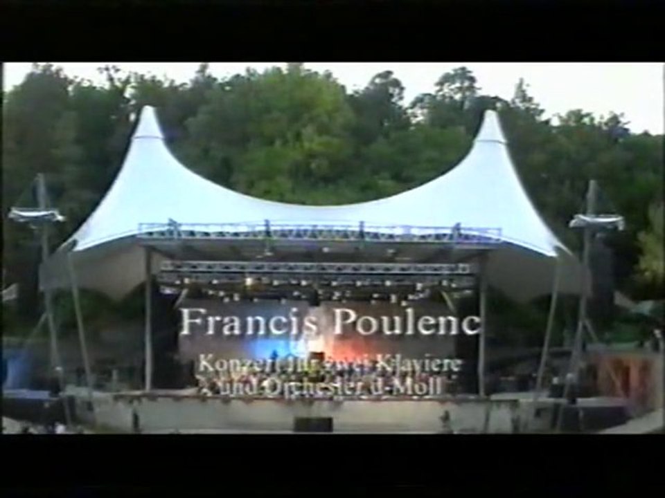 FRANCIS POULENC: Konzert für zwei Klaviere und Orchester d-Moll